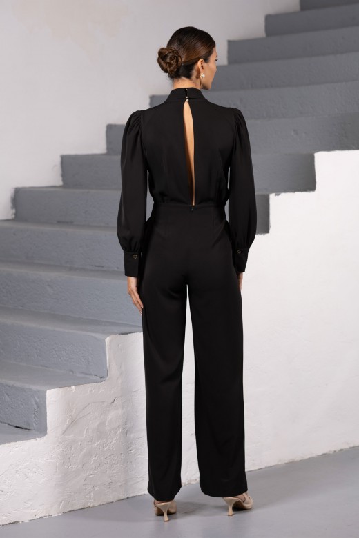 Classic jumpsuit with open back detail Classic jumpsuit with open back detail
