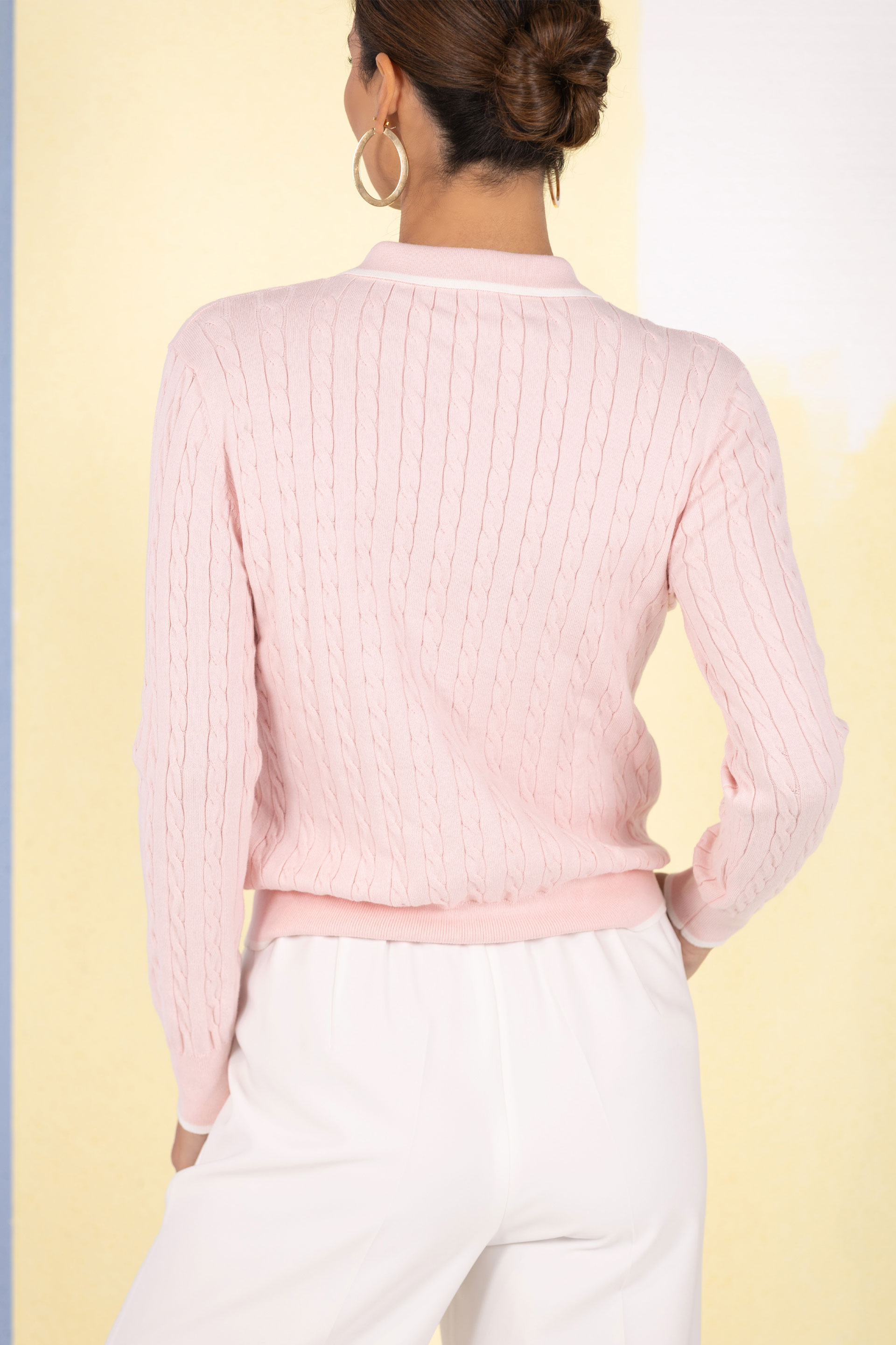 100% cotton knit polo