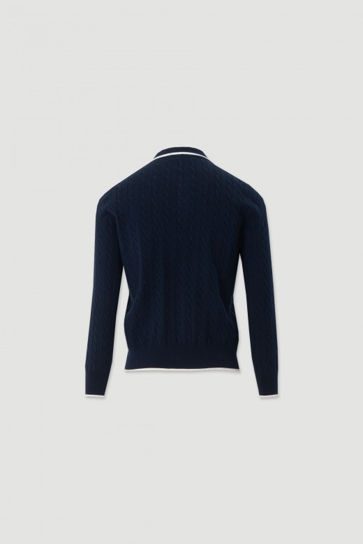 100% cotton knit polo