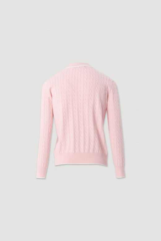 100% cotton knit polo