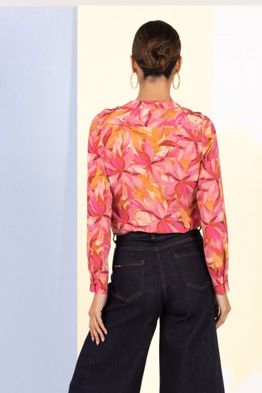 Fluid floral print blouse Fluid floral print blouse