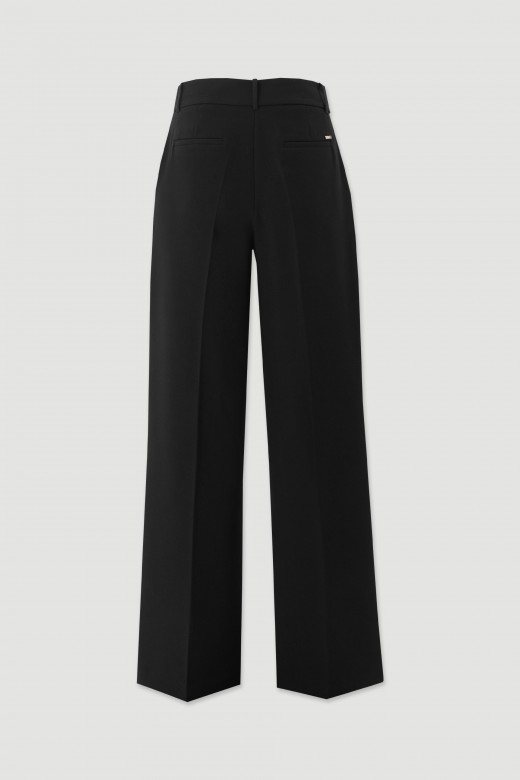 High-waisted wide-leg trousers High-waisted wide-leg trousers