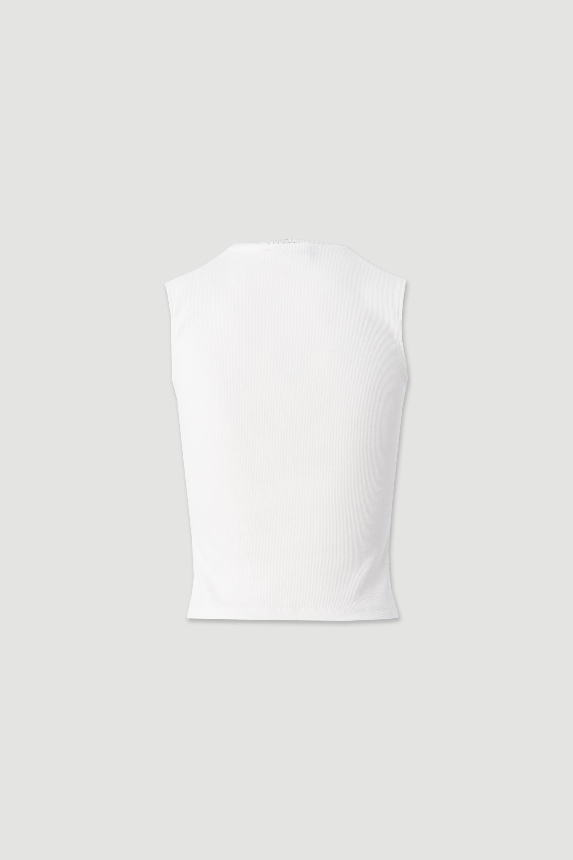 Personalised ribbed cotton top