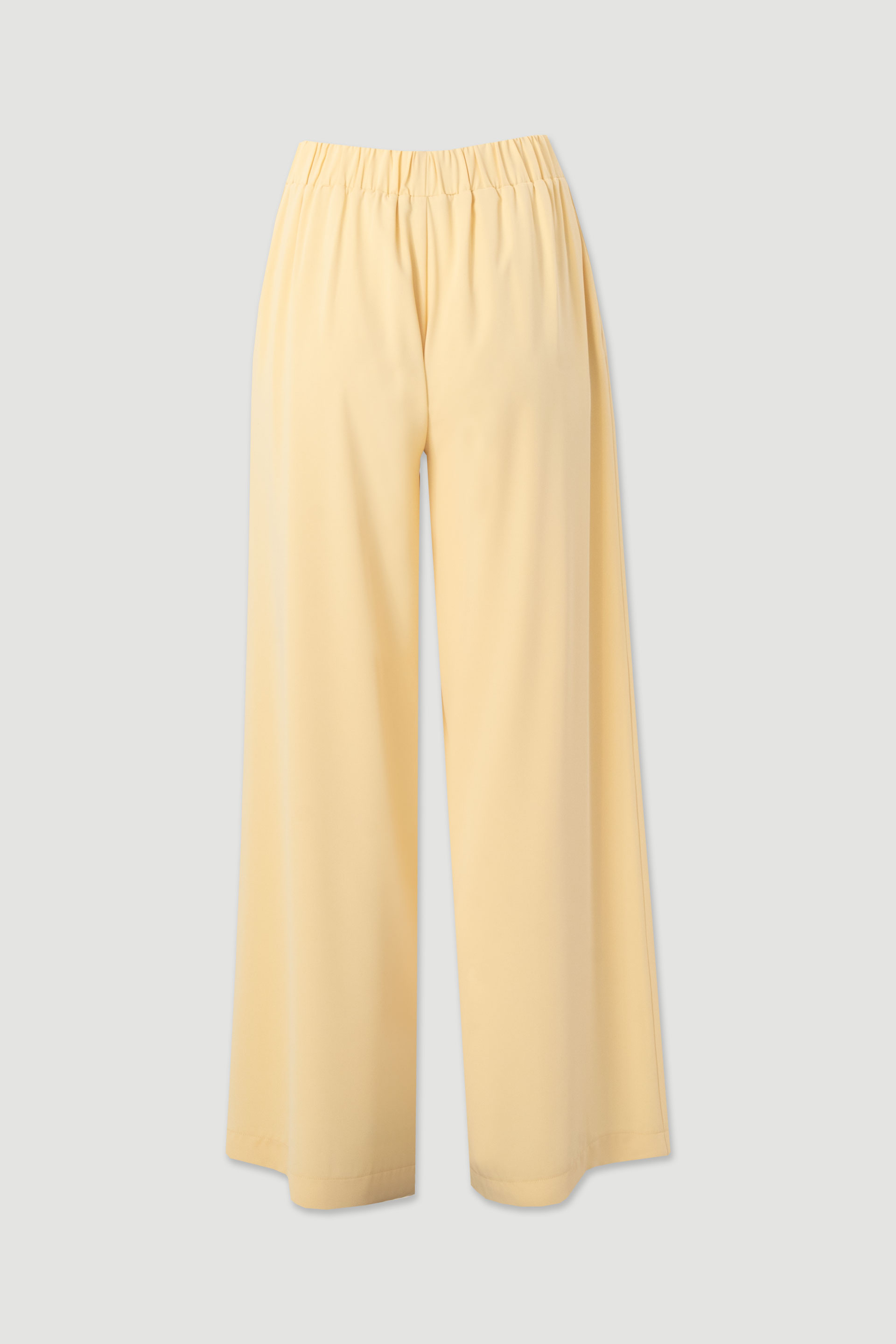 Flowy wide-leg trousers with elasticated waist