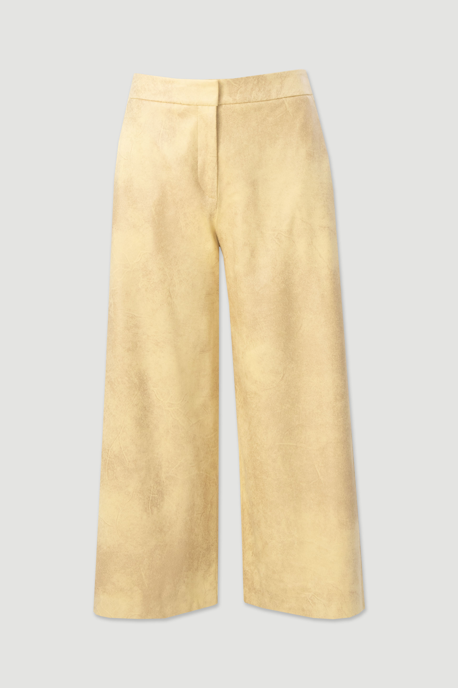 Peach-skin culotte trousers