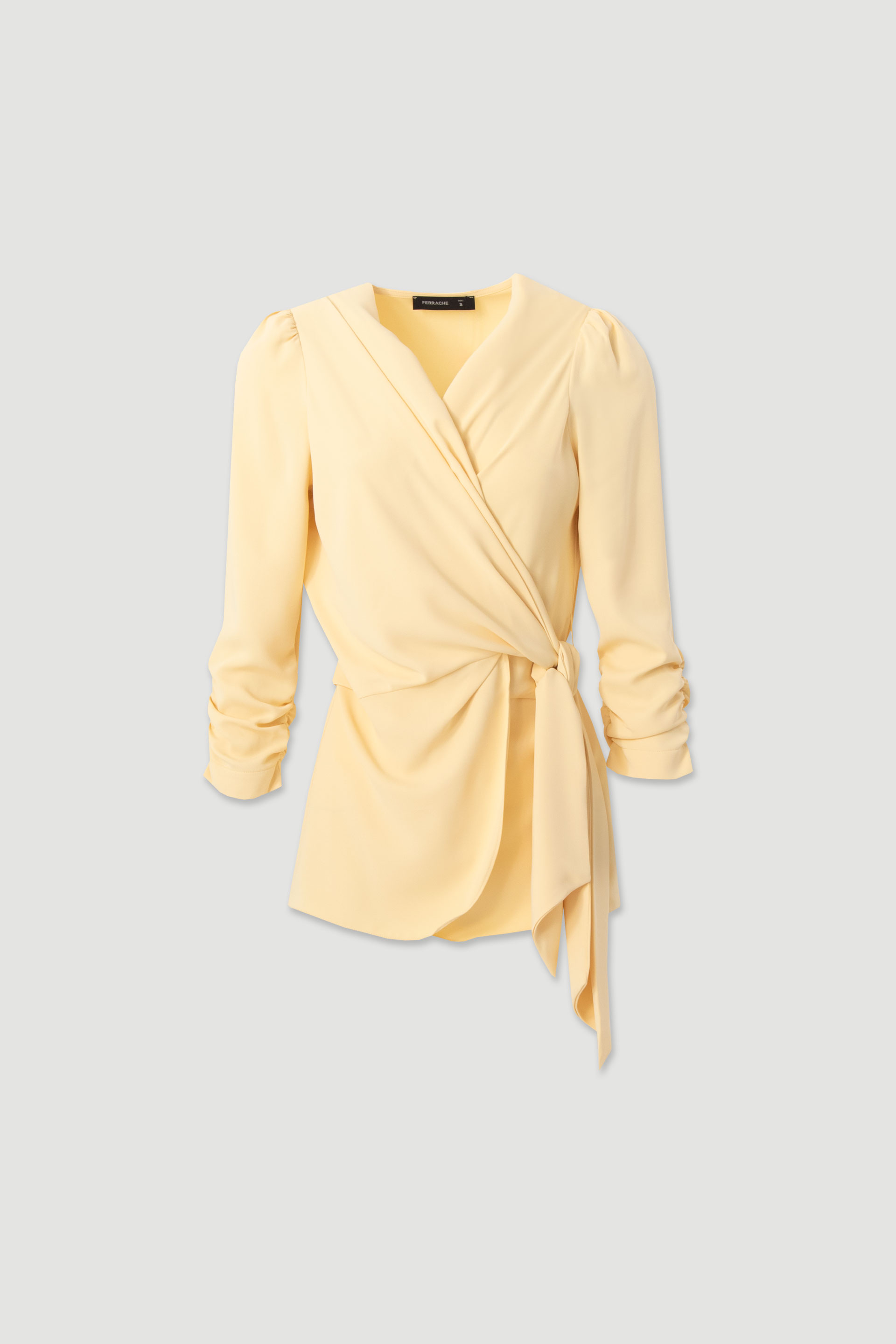 Wrap tunic with side tie