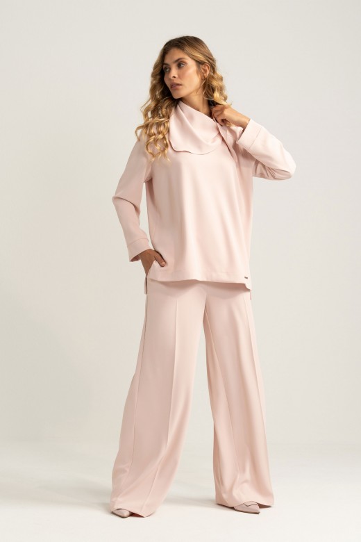 High-waisted wide leg trousers High-waisted wide leg trousers