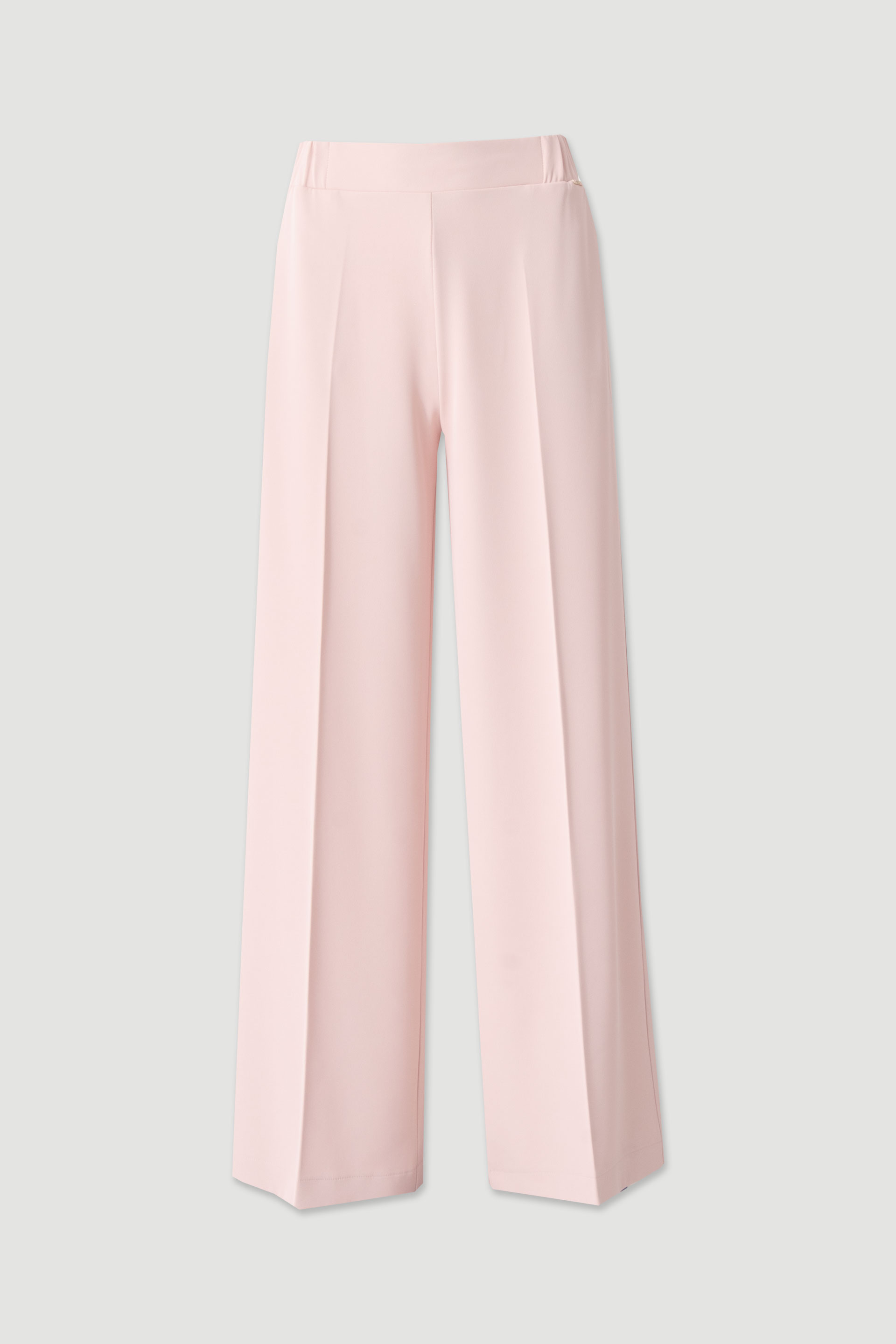High-waisted wide leg trousers