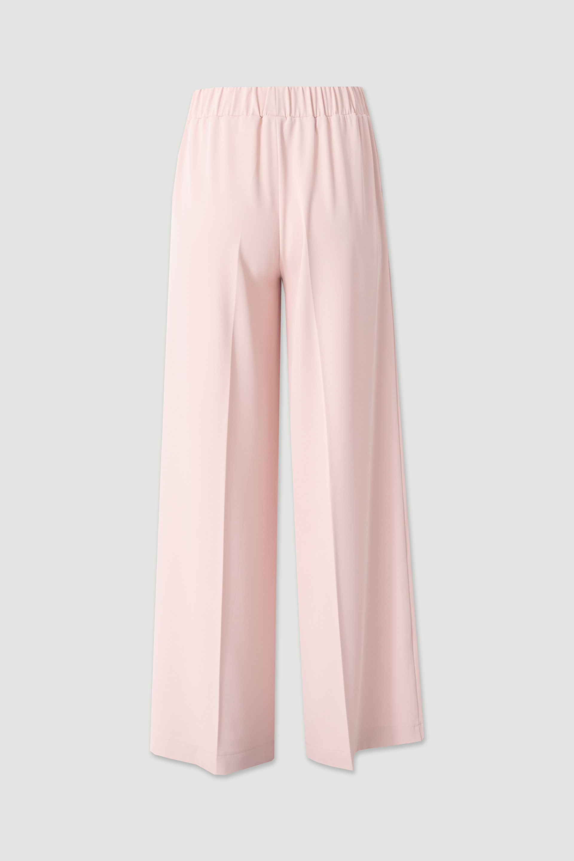 High-waisted wide leg trousers