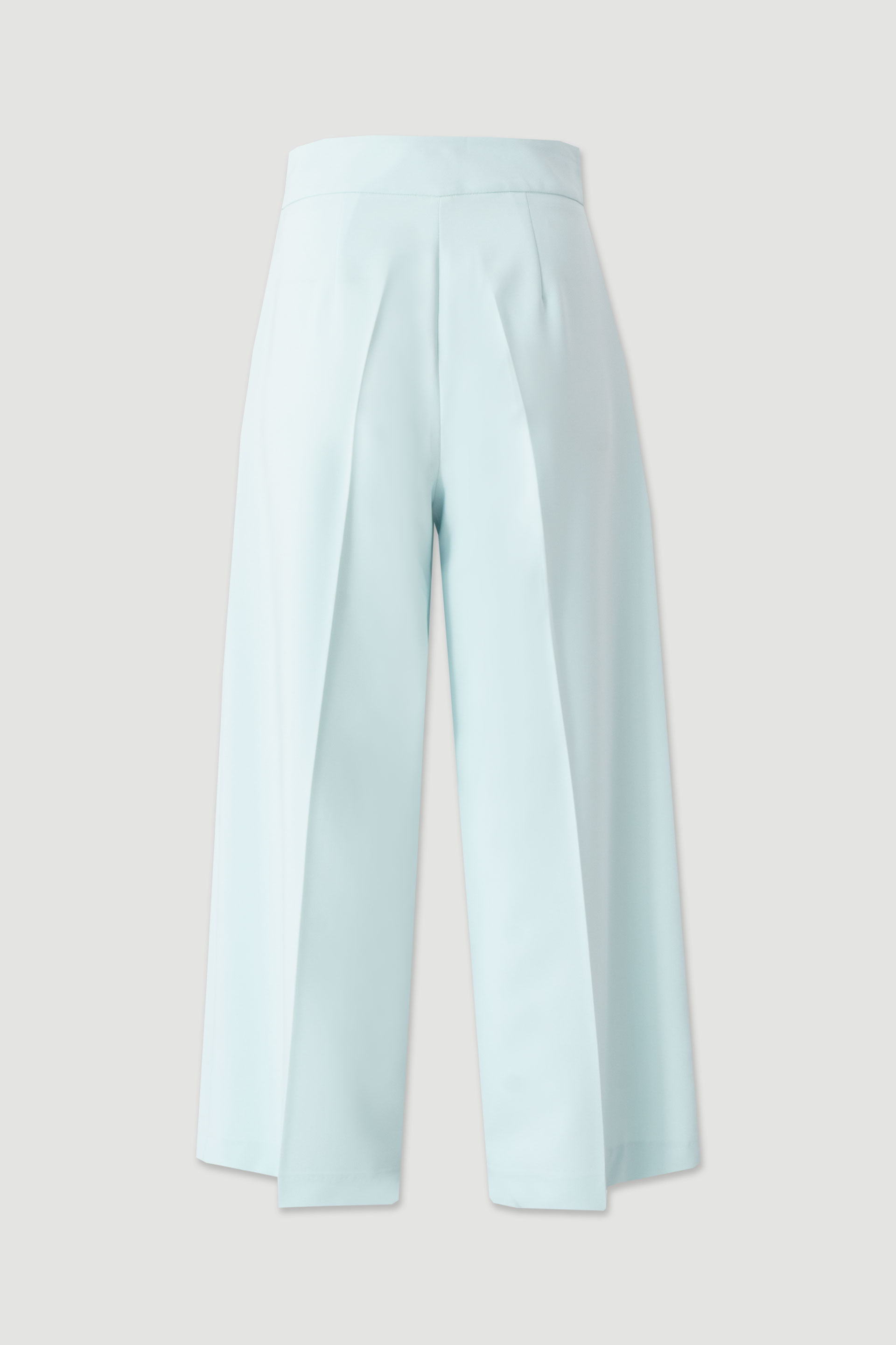 High-waisted culotte trousers
