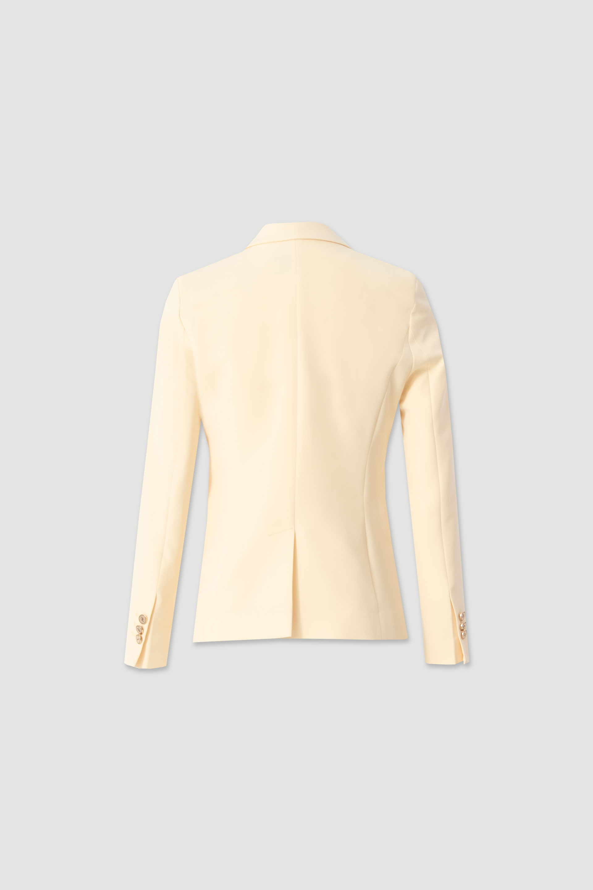 Classic fitted blazer with metallic buttons