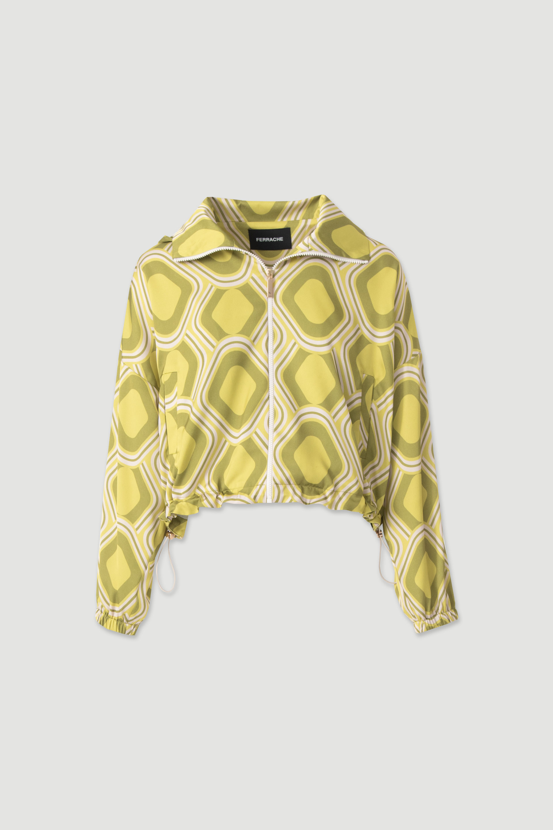 Printed bomber jacket