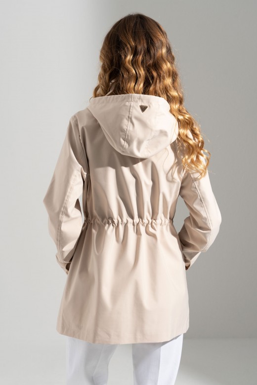 Adjustable hooded parka Adjustable hooded parka