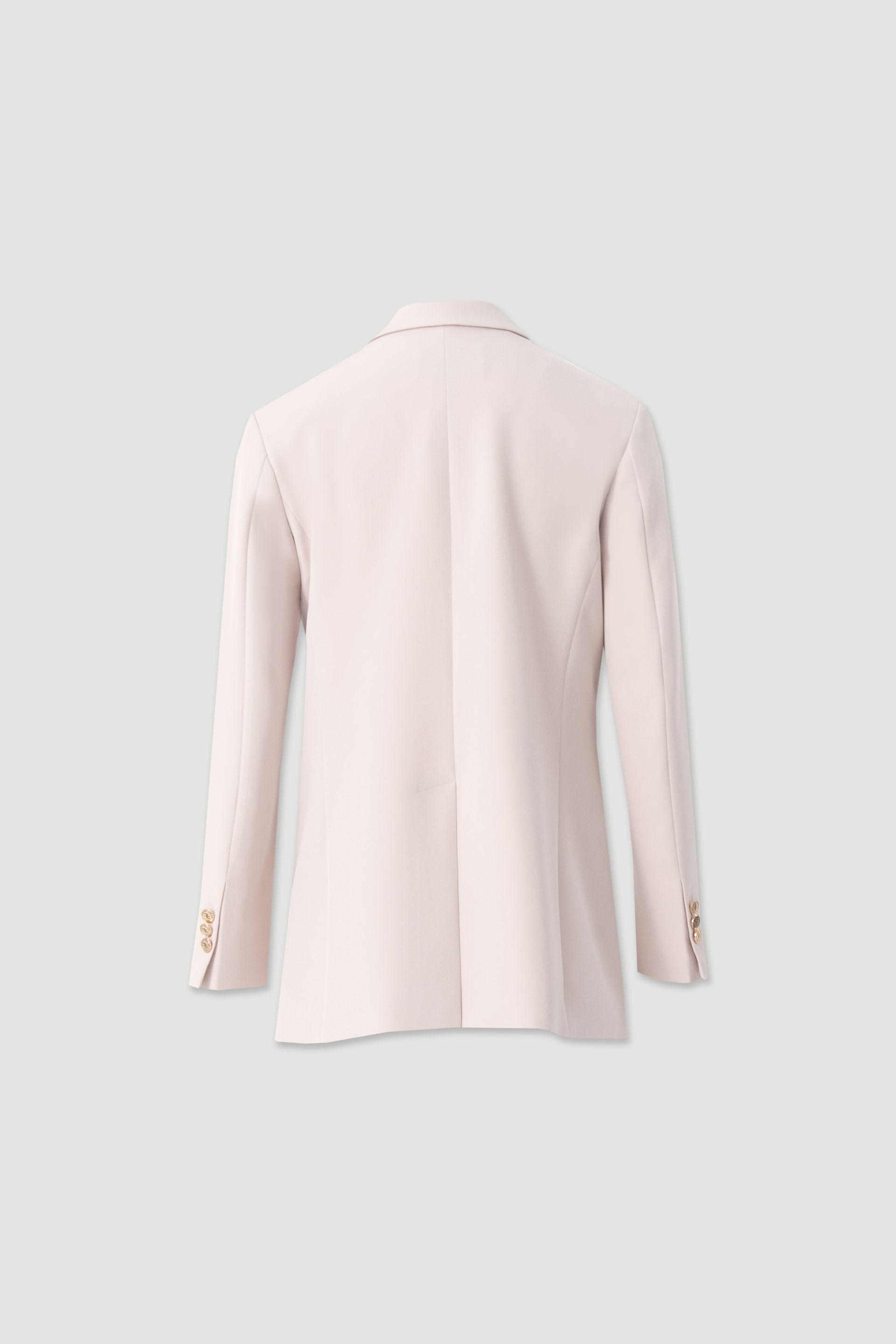 Oversized blazer with metallic buttons