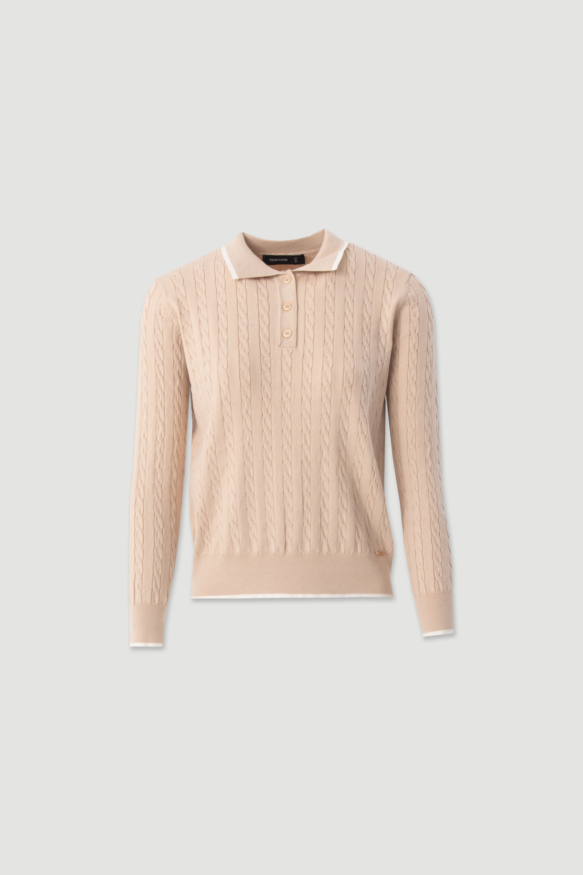 100% cotton knit polo