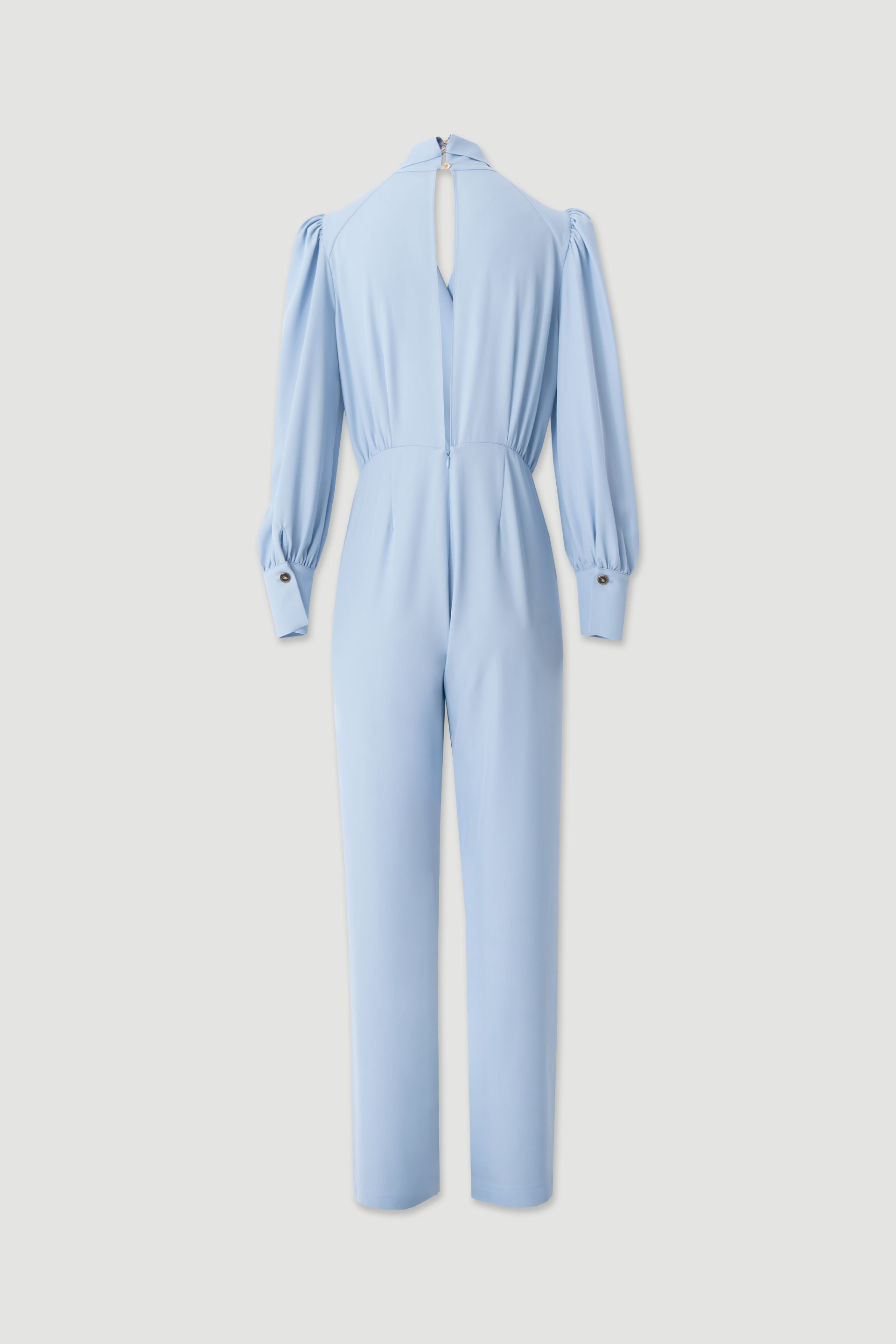 Classic jumpsuit with open back detail