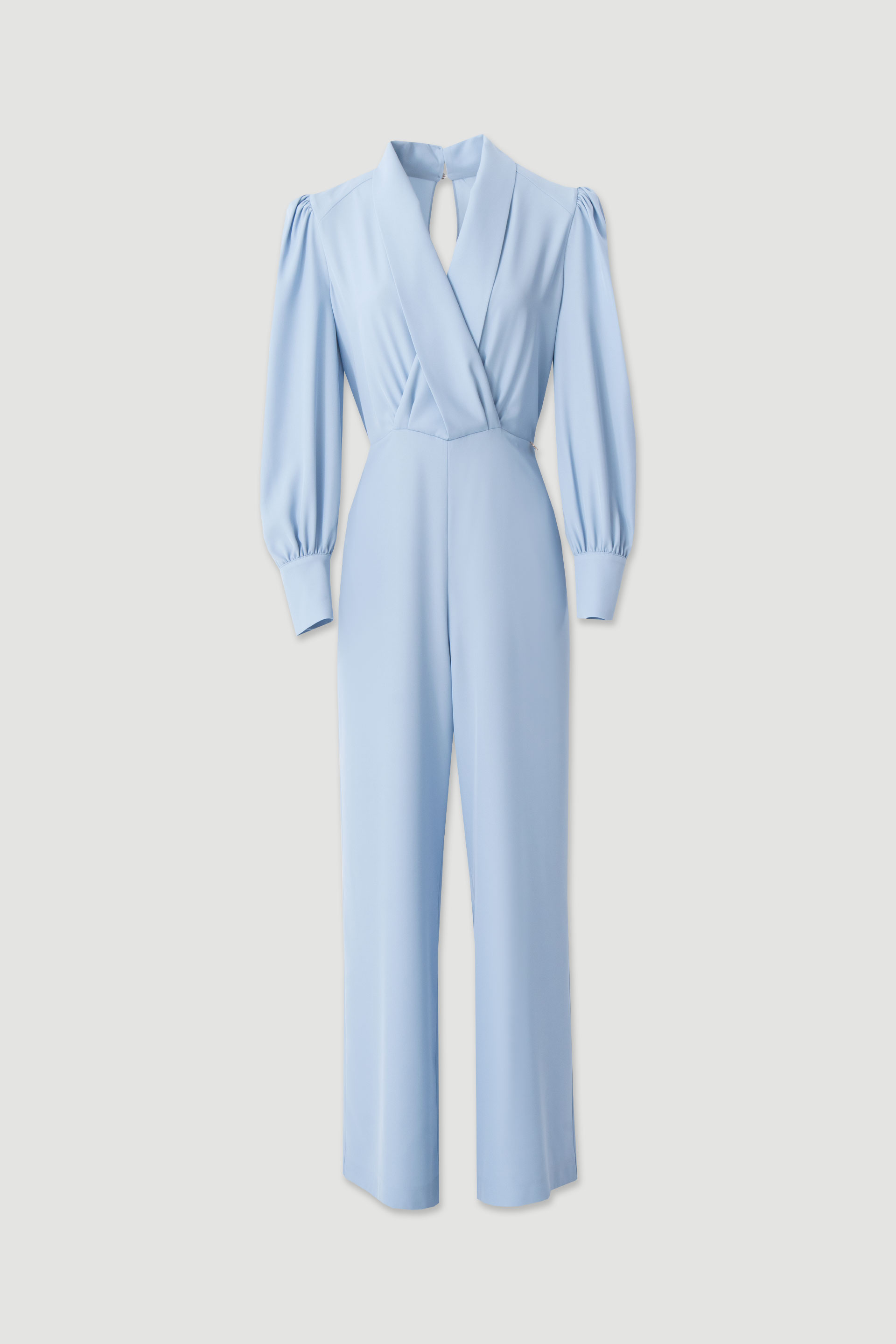 Classic jumpsuit with open back detail