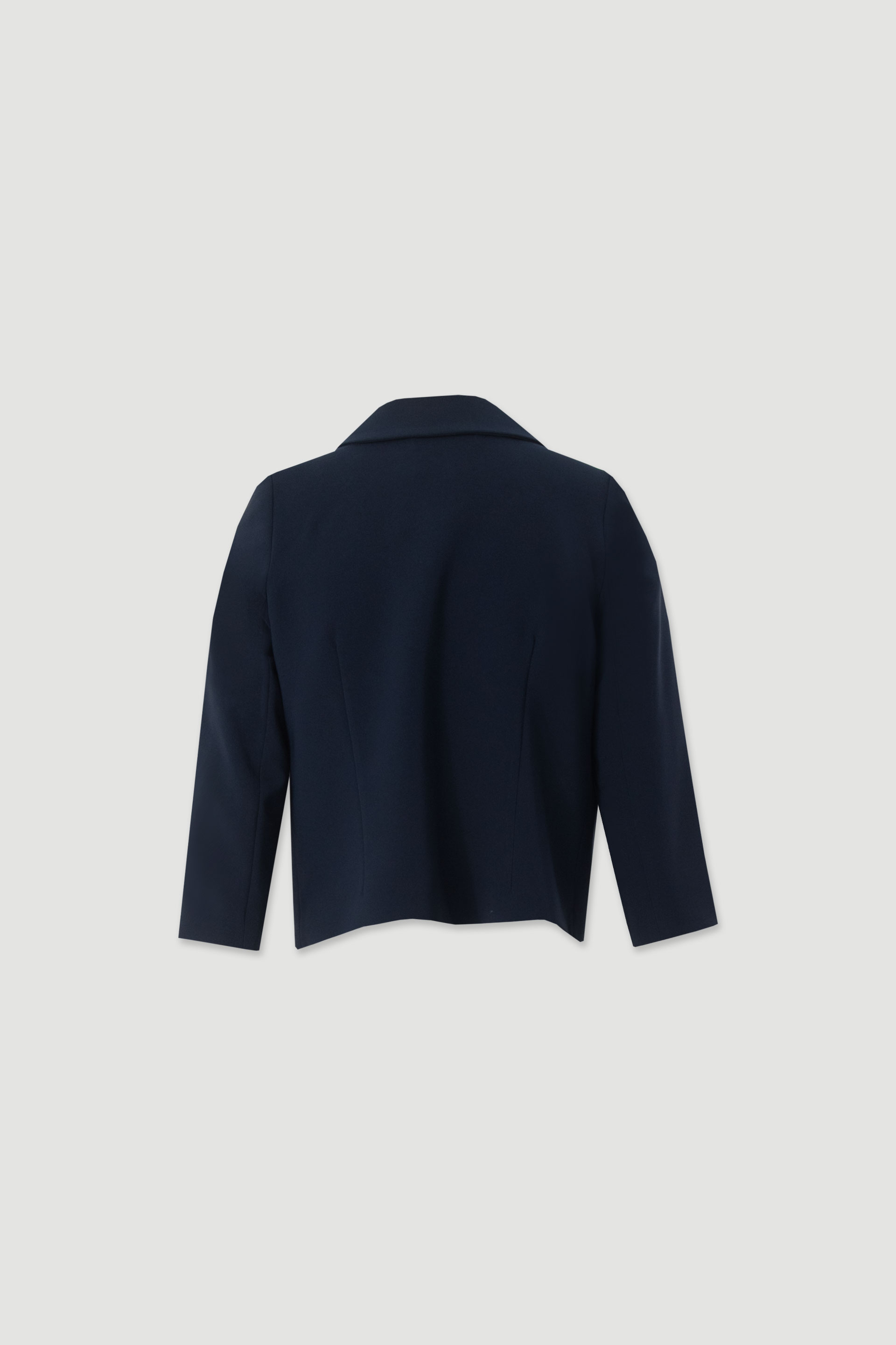 Structured short jacket with 3/4 sleeves