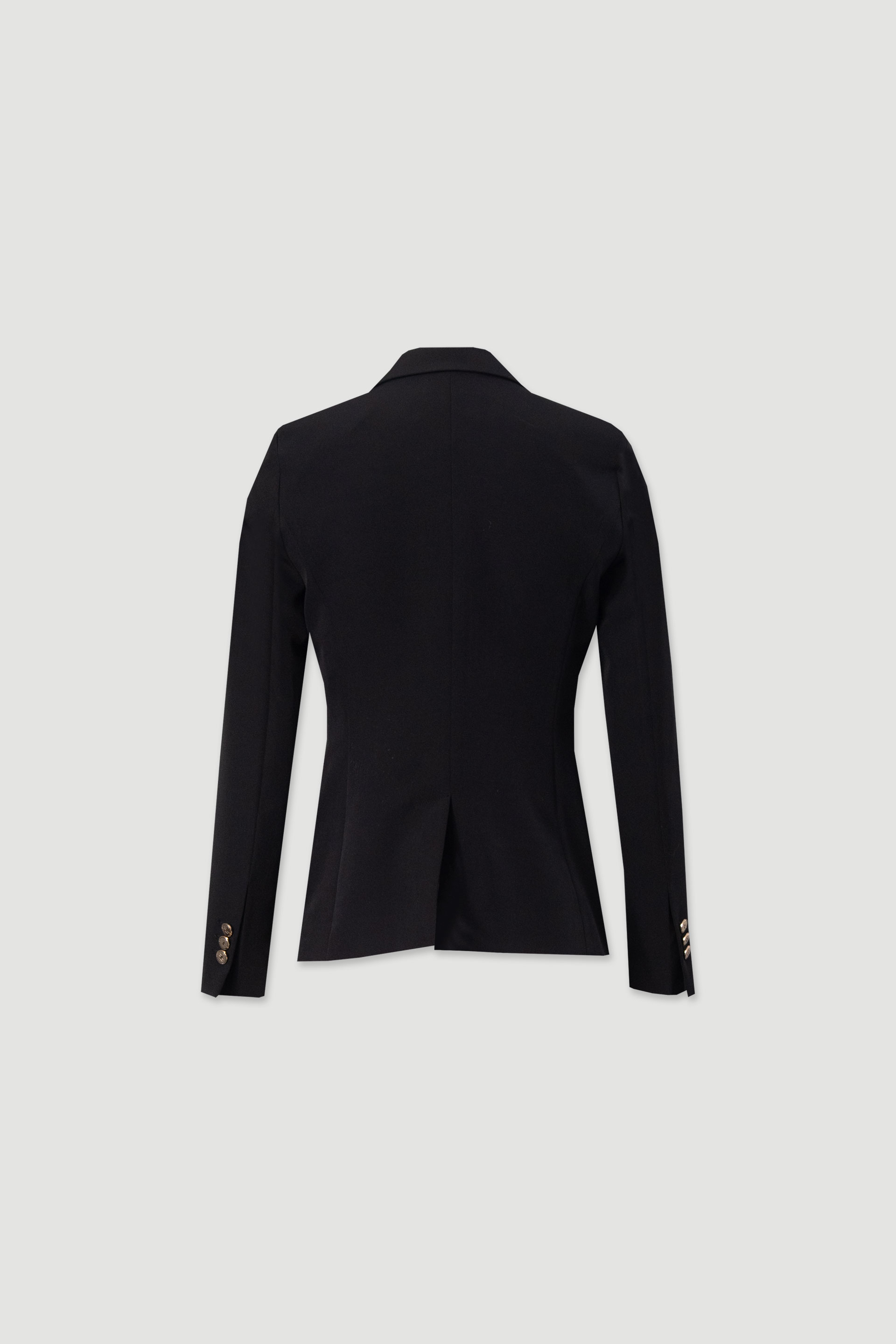 Classic fitted blazer with metallic buttons