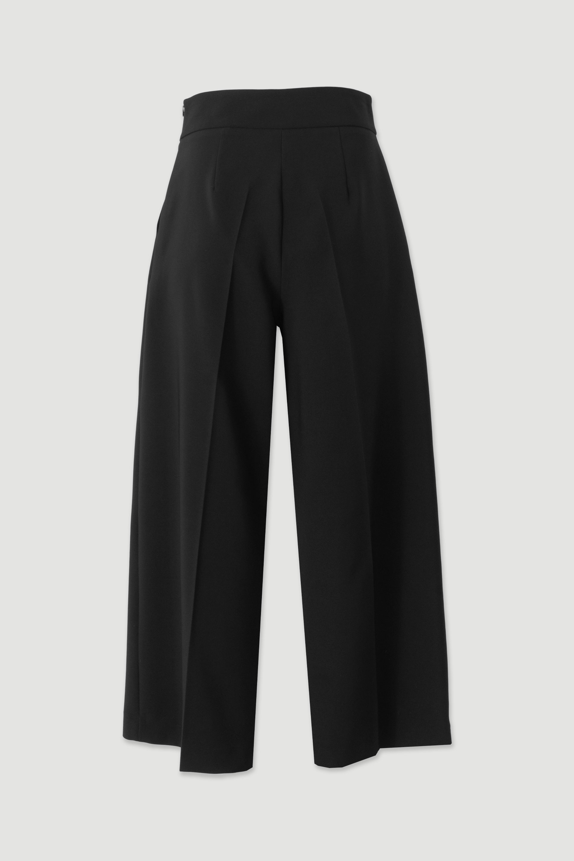 High-waisted culotte trousers