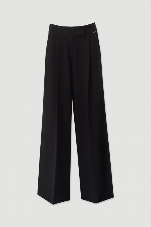 Pantalon tailleur wide leg