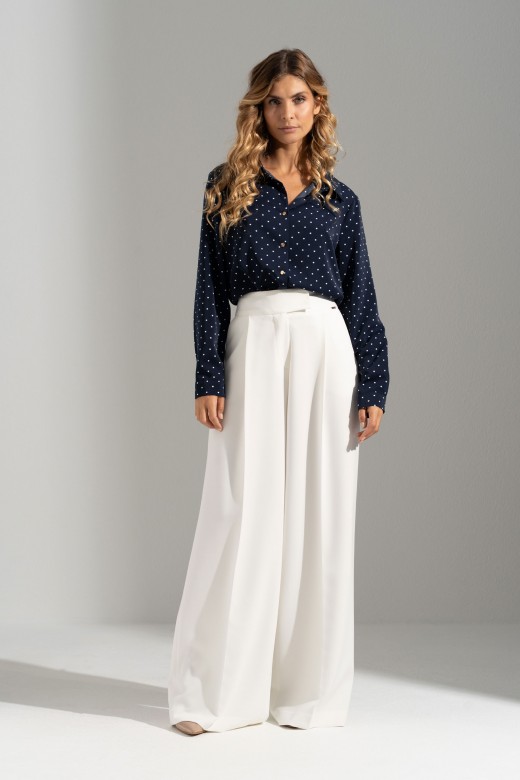 Tailored wide-leg trousers Tailored wide-leg trousers