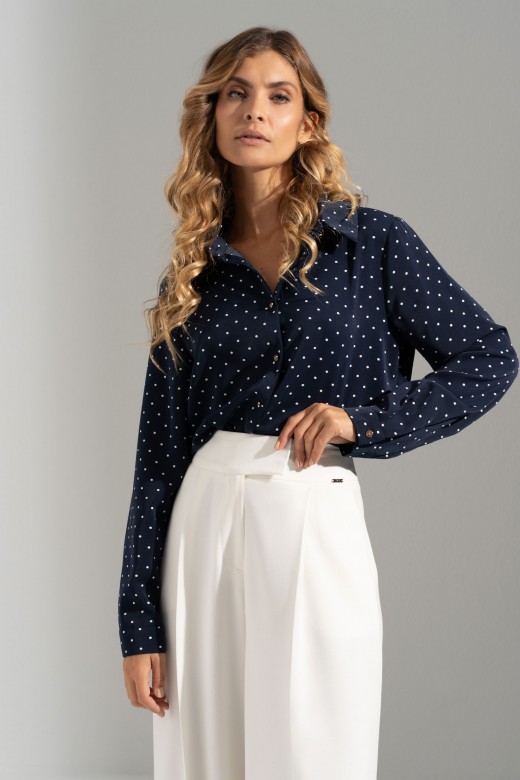 Fluid polka dot blouse Fluid polka dot blouse