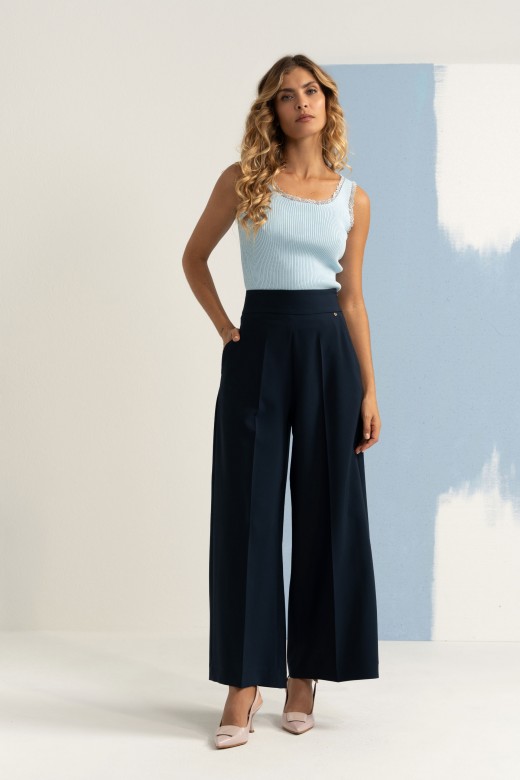 High-waisted culotte trousers High-waisted culotte trousers