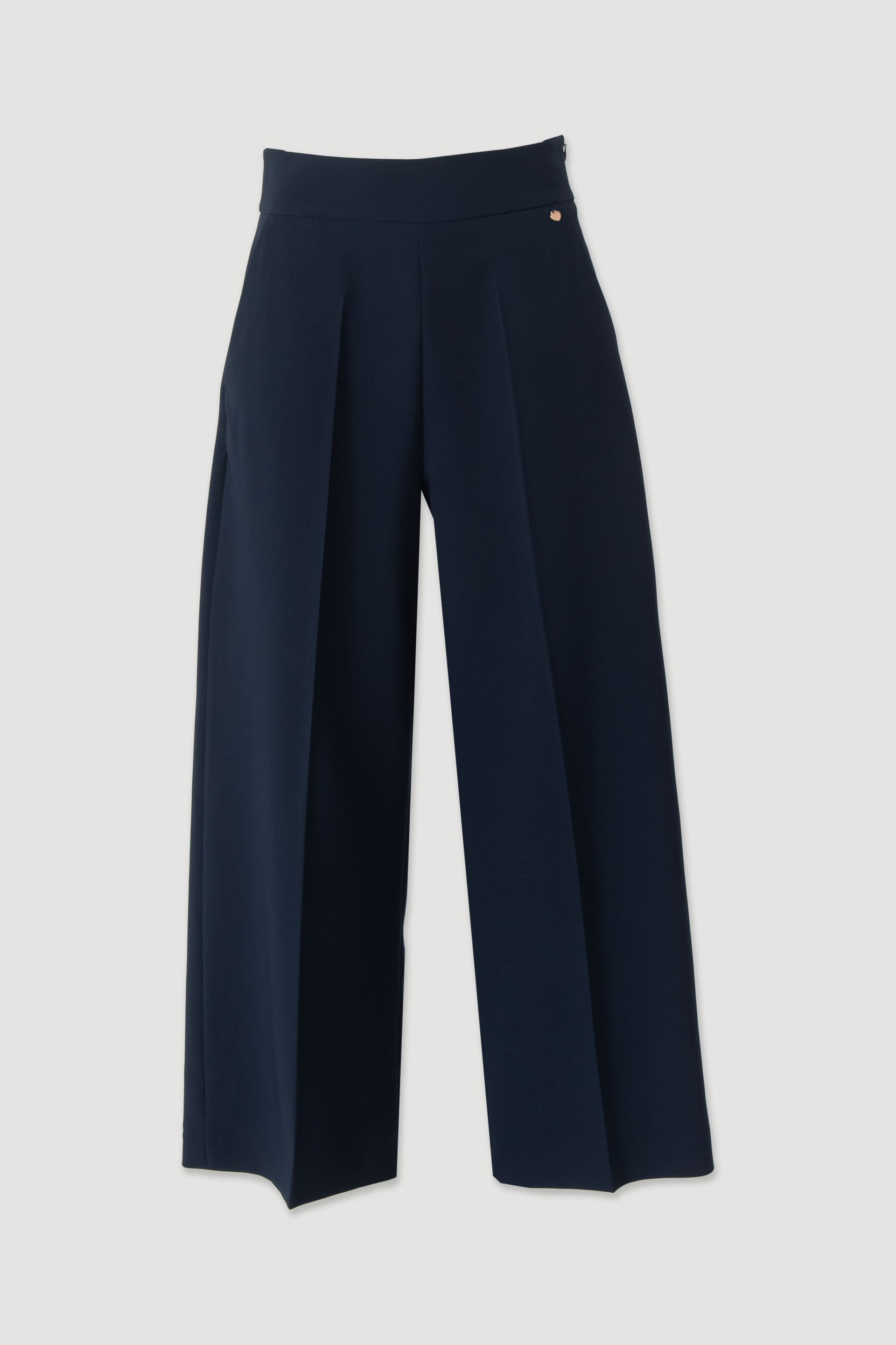 High-waisted culotte trousers