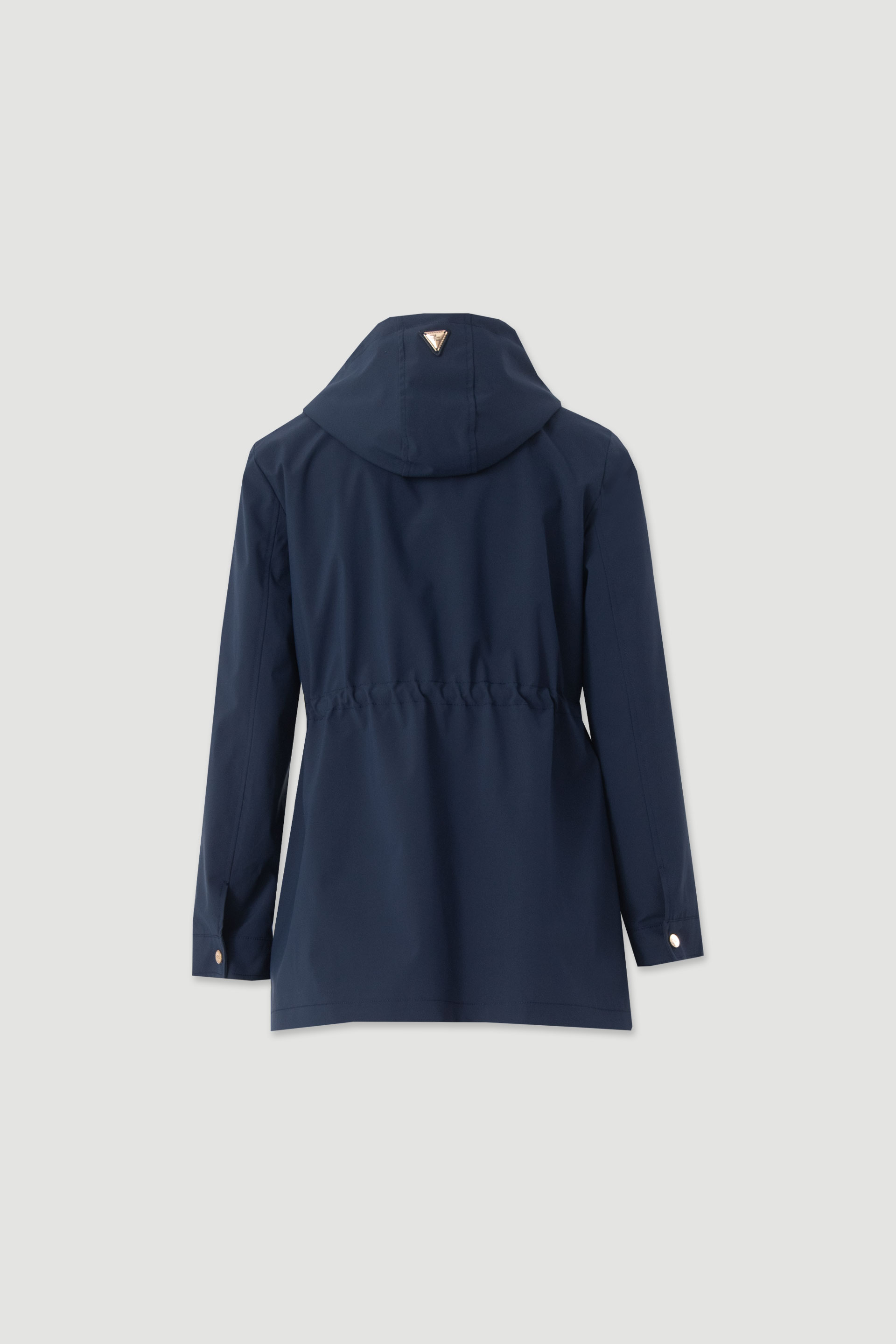 Adjustable hooded parka