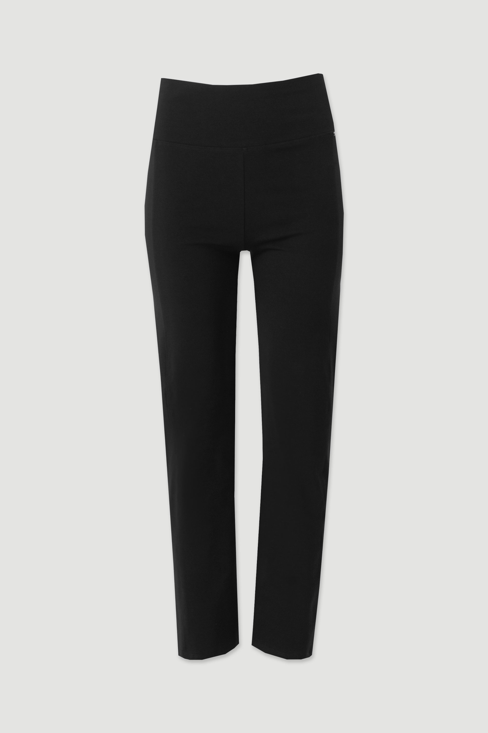 Straight-leg knit trousers