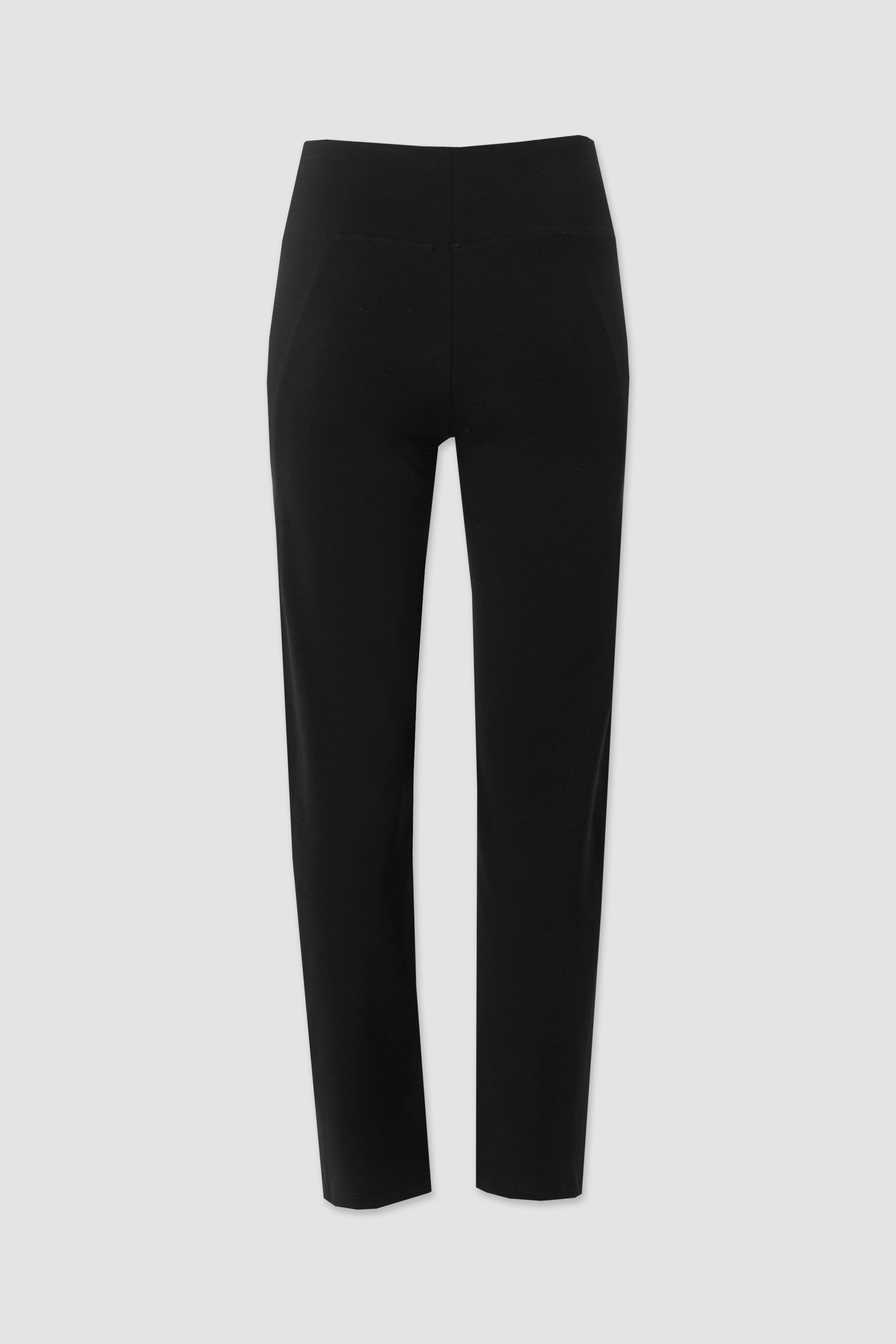 Straight-leg knit trousers