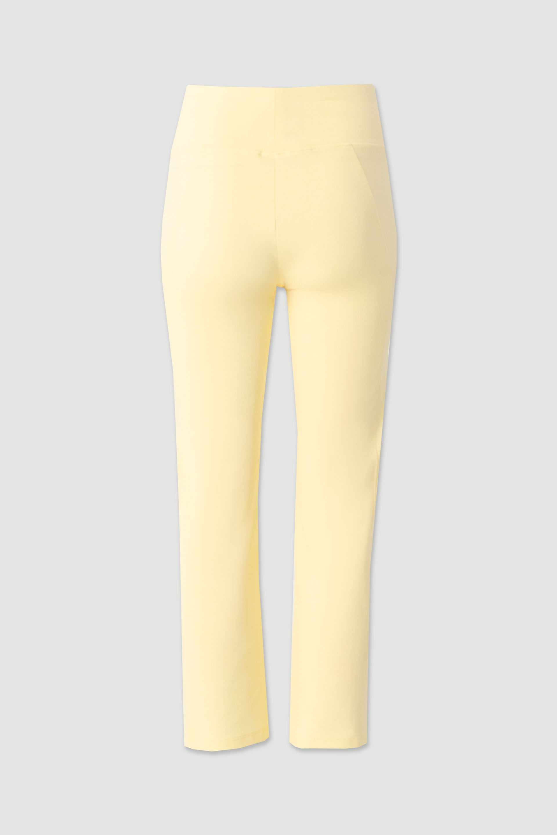 Straight-leg knit trousers