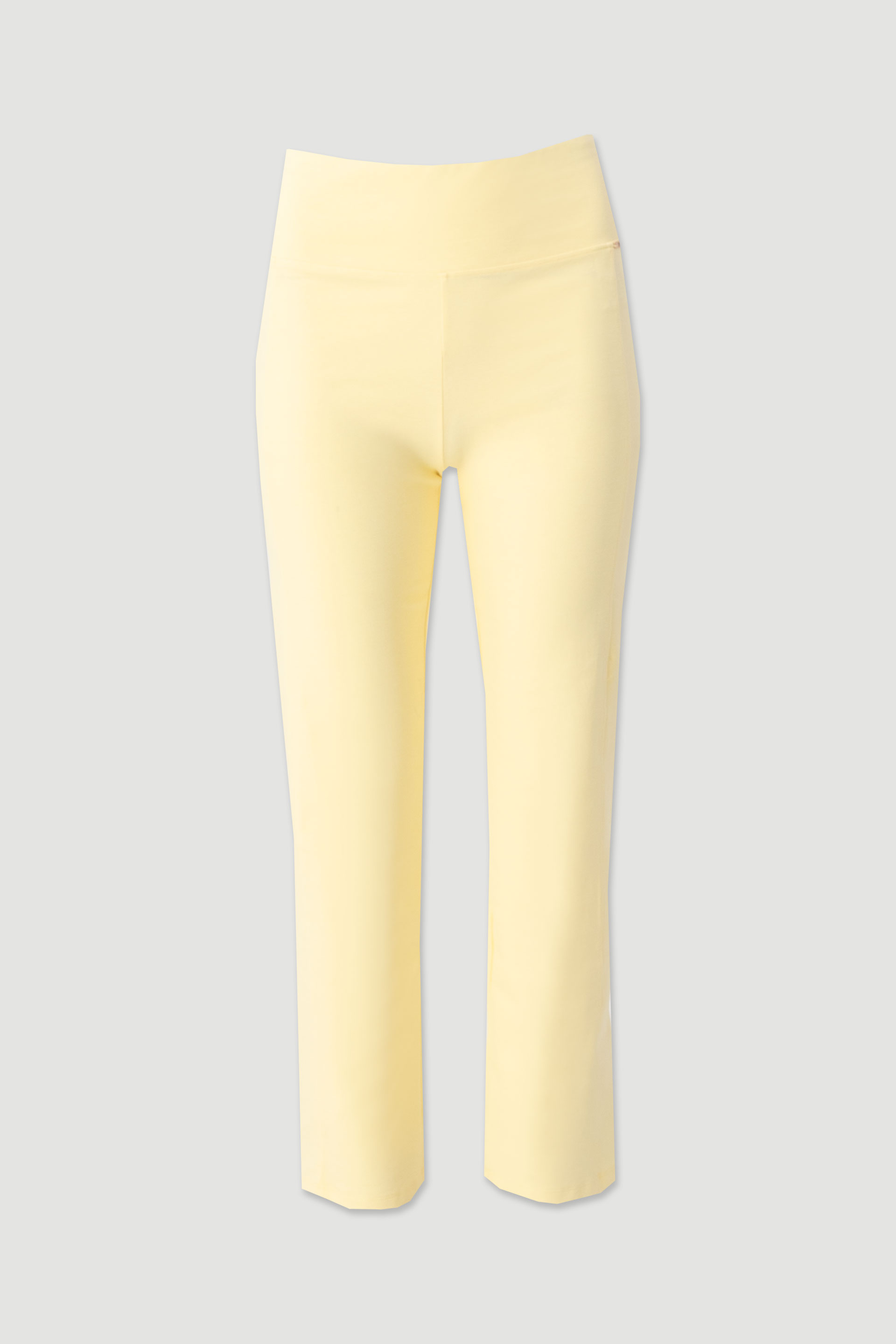 Straight-leg knit trousers