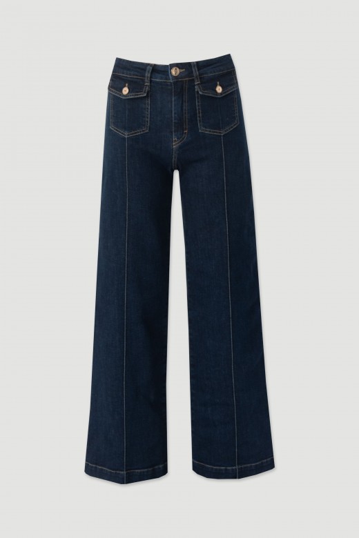 Cotton wide leg jeans Cotton wide leg jeans