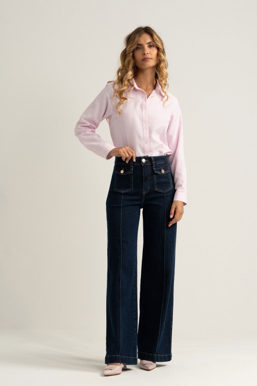 Cotton wide leg jeans Cotton wide leg jeans