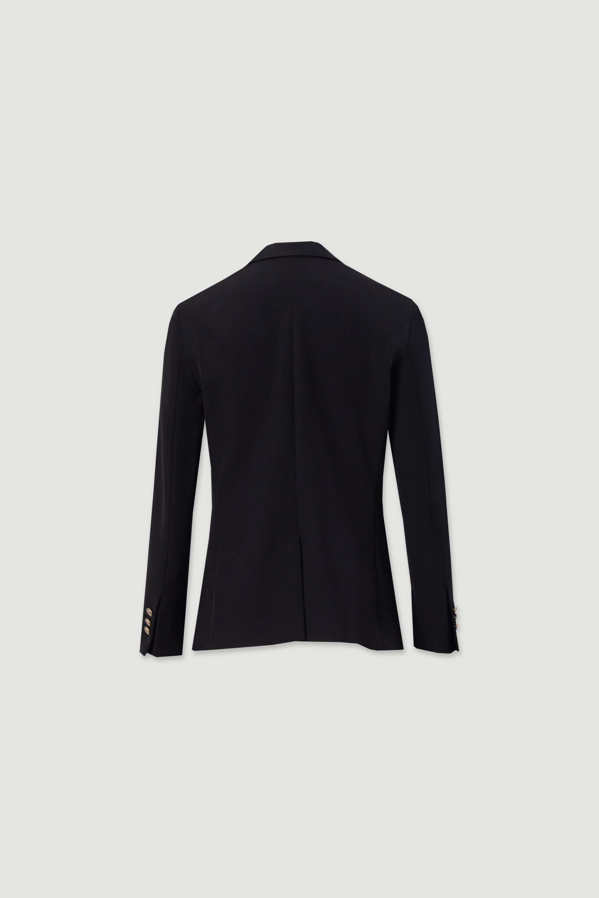 Classic blazer with customised metallic button