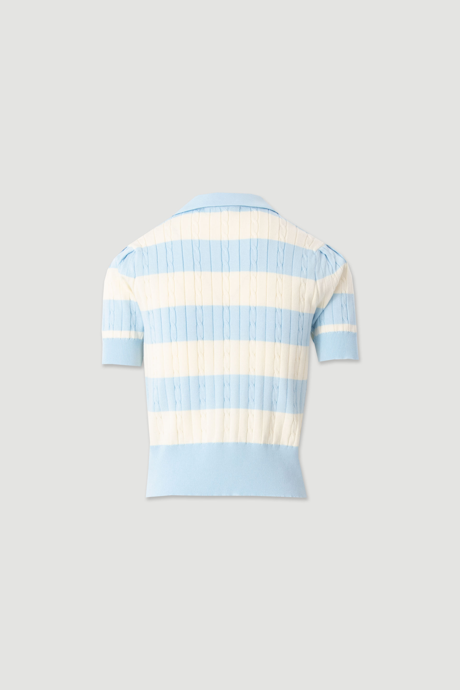 Polo de malha com manga curta