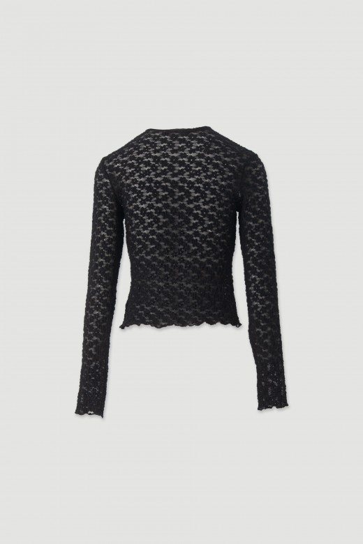 Long-sleeve lace top Long-sleeve lace top