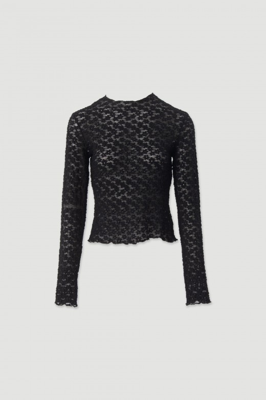 Long-sleeve lace top Long-sleeve lace top