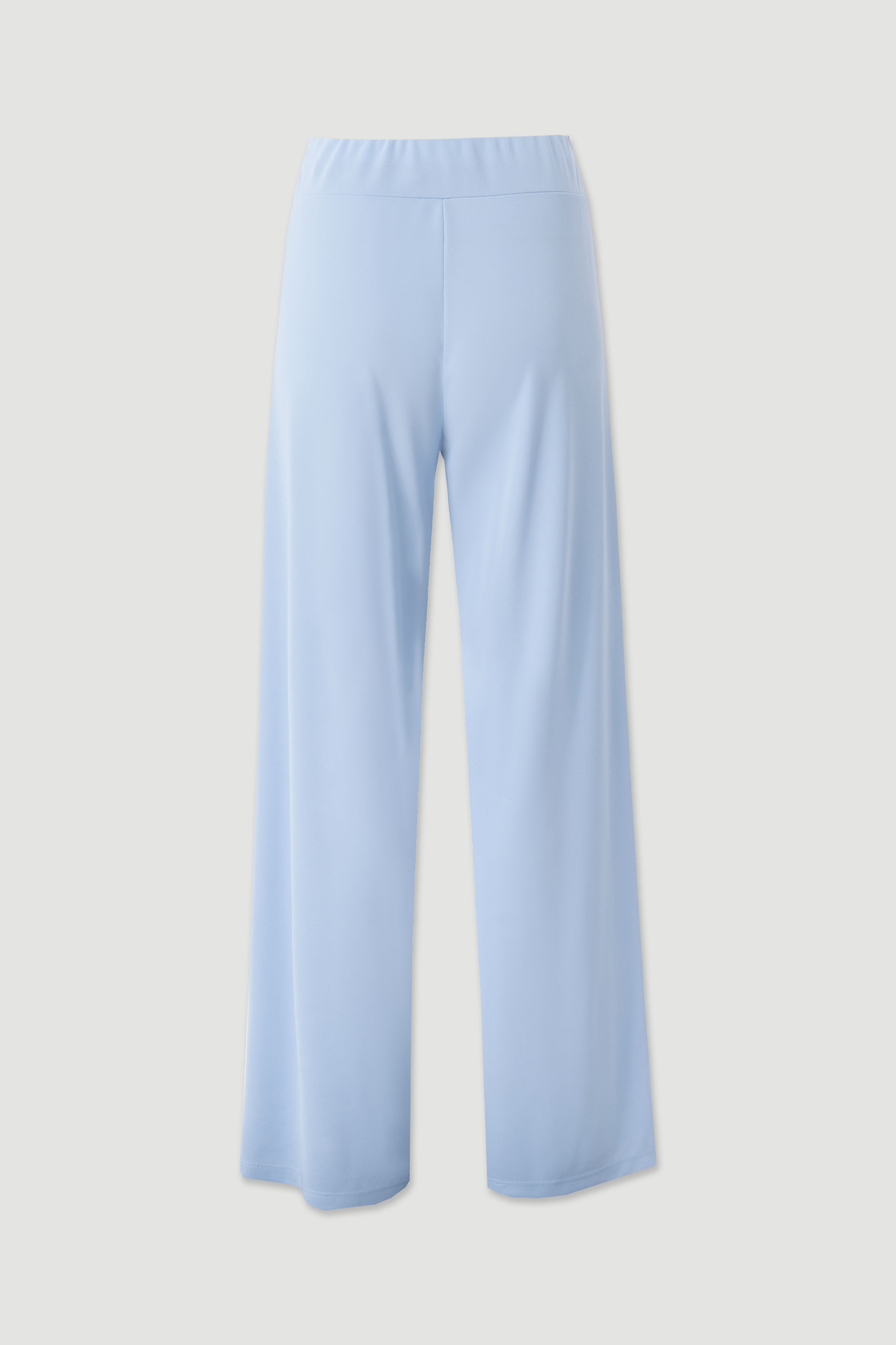 Wide leg knit trousers