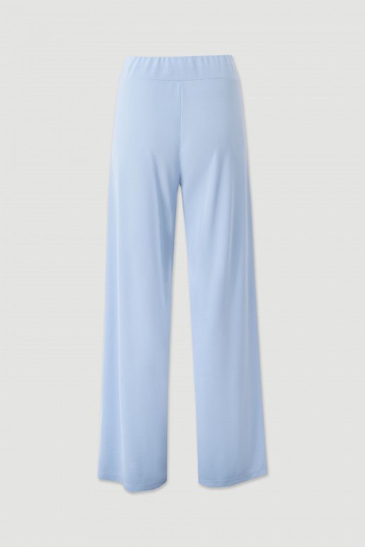 Wide leg knit trousers Wide leg knit trousers