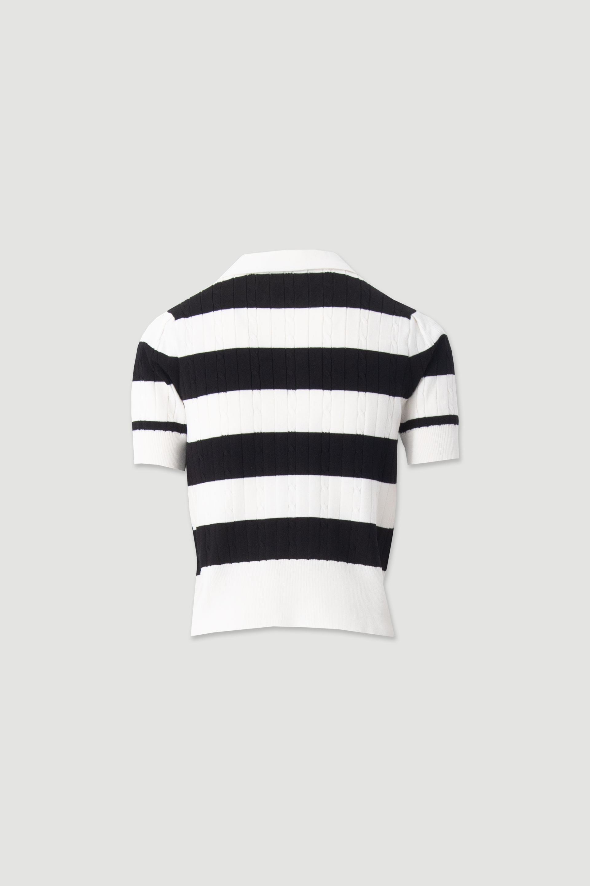 Polo de malha com manga curta