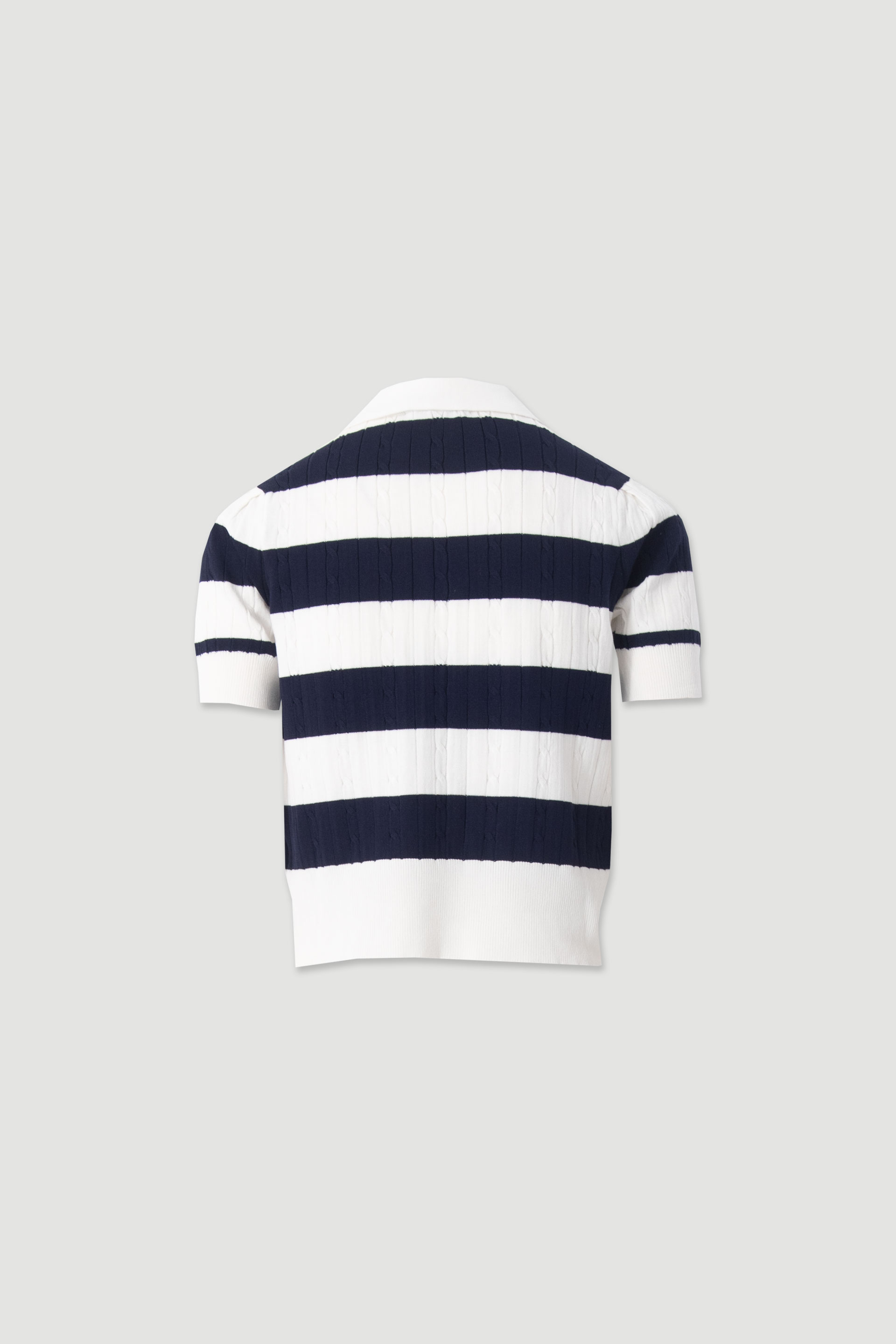 Polo de malha com manga curta