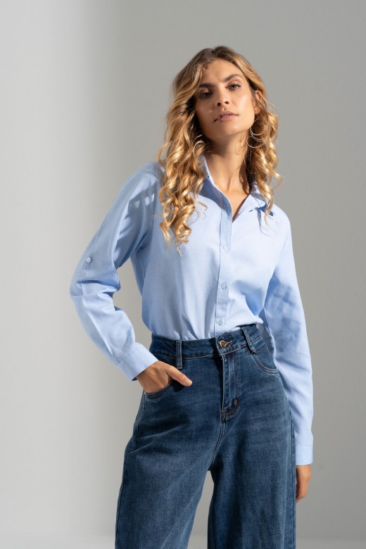 Fitted cotton shirt Fitted cotton shirt