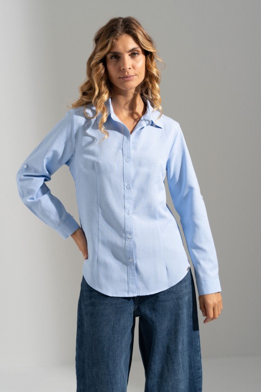 Fitted cotton shirt Fitted cotton shirt