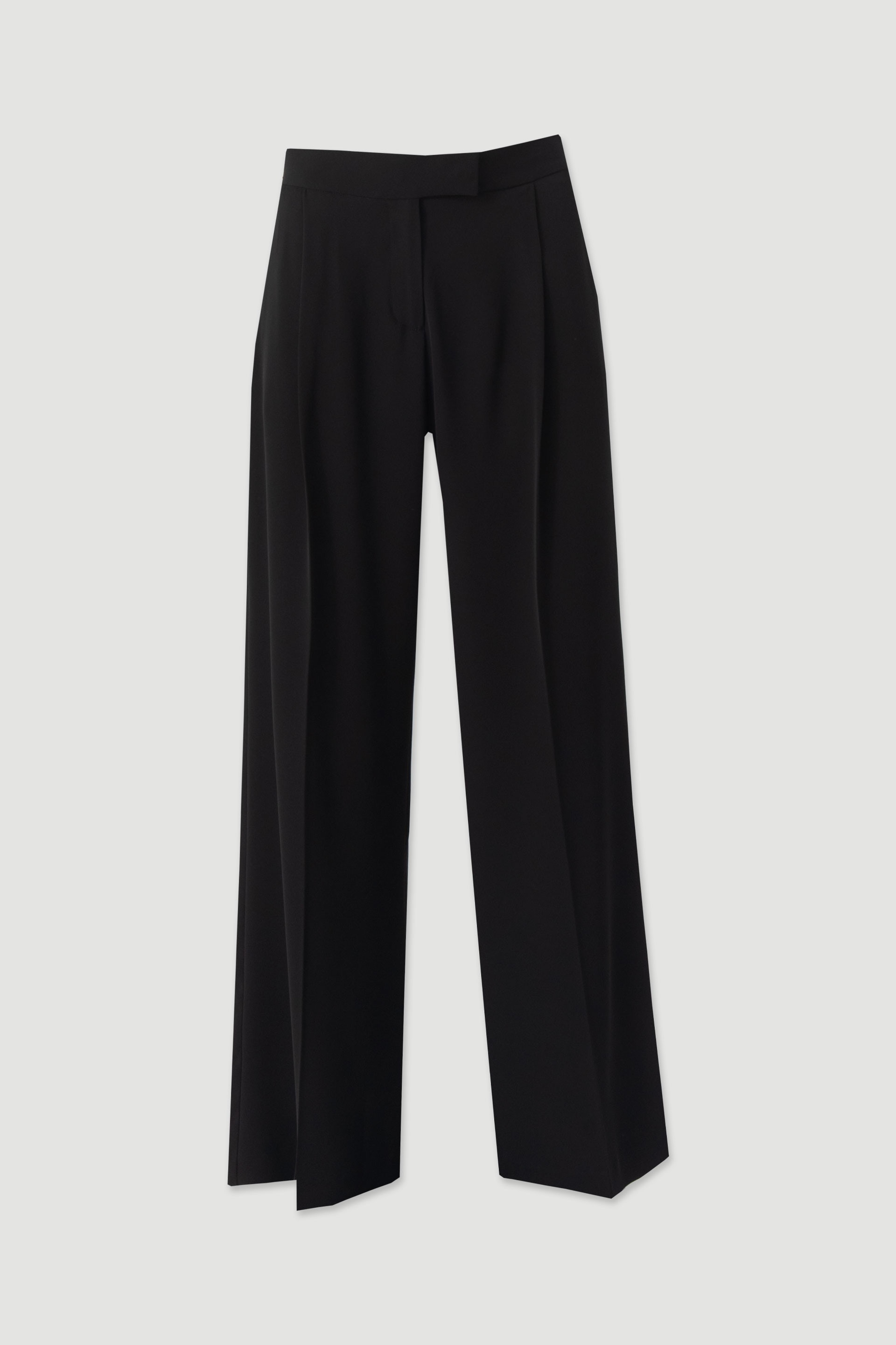 Wide leg trousers with pleats