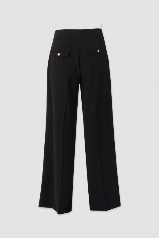 Wide leg trousers with pleats Wide leg trousers with pleats