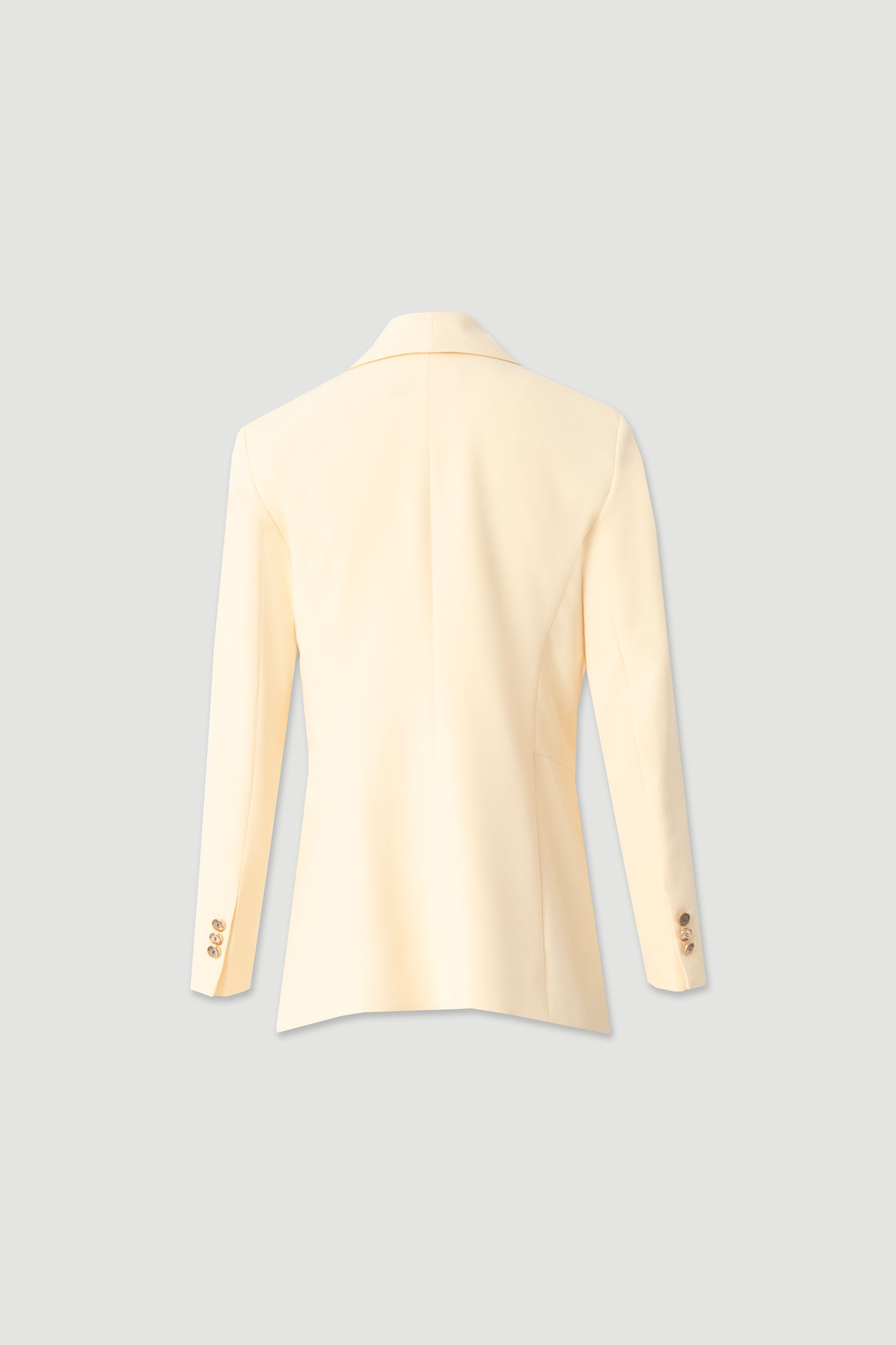 Oversized blazer with personalized buttons