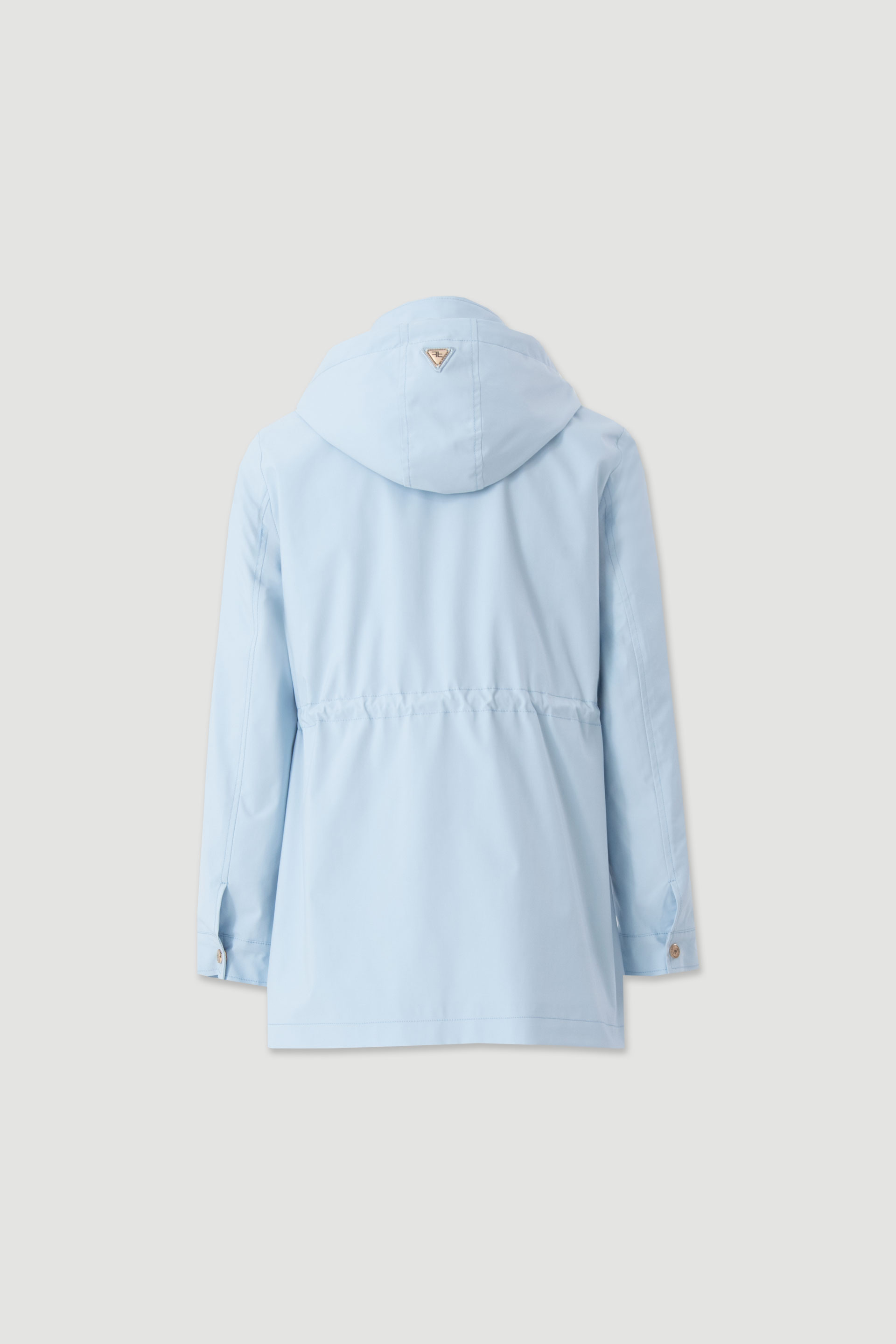 Adjustable hooded parka